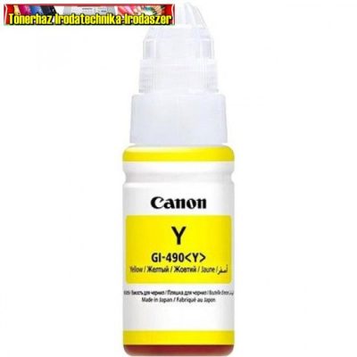 Canon GI-490 eredeti tintapatron YELLOW 70ml (GI490,GI 490)