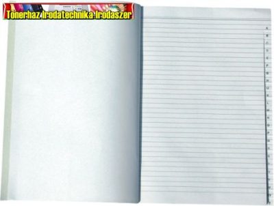 Mutató A4 80lapos regiszteres LADY ( regiszteres füzet ) 