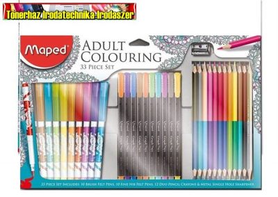MAPED, 33 darabos Felnőtt színezőkészlet