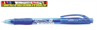 STABILO 318 Marathon Golyóstoll, 0,38 mm, nyomógombos, kék