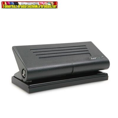 RAPESCO Diary 66 Lyukasztó, hatlyukú, 8 lap, fém, matt fekete