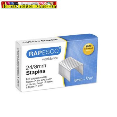 RAPESCO Tűzőkapocs, 24/8 1000db/dob