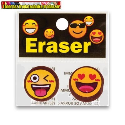 Radír Centrum Emojidex 2 db/ bliszter