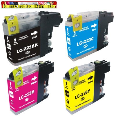 Brother LC223 tintapatronok UTÁNGYÁRTOTT tintapatronok