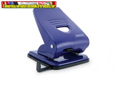 RAPESCO 835 Lyukasztó, kétlyukú, 40 lap, műanyag, kék