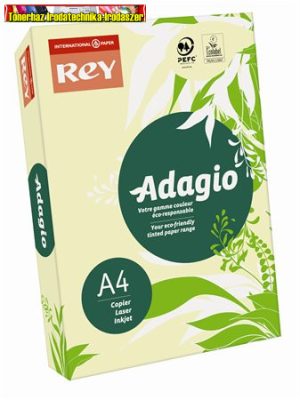 Rey Adagio Másolópapír A4/160gr színes 250ív/cs Pasztell sárga