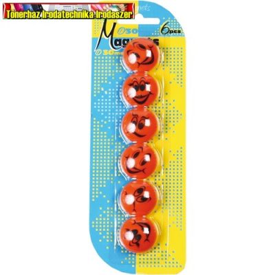 Táblamágnes Centrum 30mm mintás 6db/cs