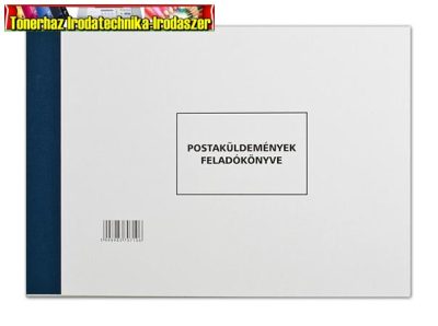 Nyomtatvány, postaküldemények feladókönyve (postakönyv), C.7976-12