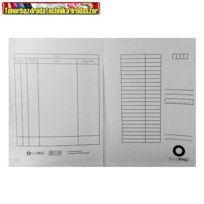 Gyorsfűző fehér papír A/4 Bluering