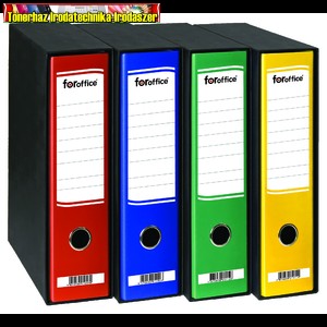FOROFFICE tokos iratrendező A/4 80mm kül.színben