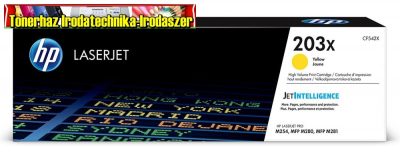 HP 203X CF542X YELLOW eredeti toner 2,5k