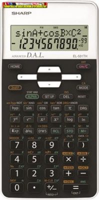 SHARP EL-531 Számológép, tudományos, 272 funkció, fehér