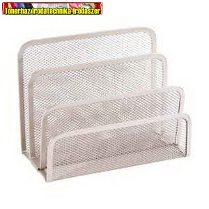 Levéltartó 3 részes ezüst fémhálós