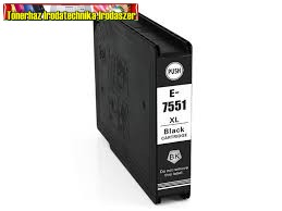 Epson T7551 utángyártott BLACK tintapatron 130ml 