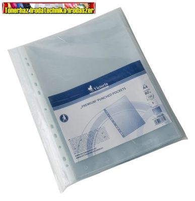 VICTORIA Genotherm, lefűzhető, A4, 80 mikron, narancsos felület 100db/cs (IDGL80)