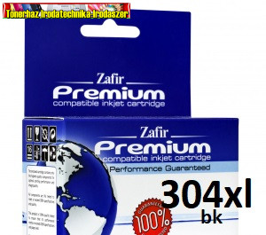 HP N9K08AE (304XL) Zafír prémium Utángyártott Black tintapatron