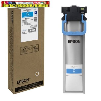 EPSON EREDETI TINTAPATRON T9452 CYAN 5k