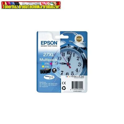 Epson T2715 27XL Multipack (c,m,y) eredeti tintapatron csomag (3x10,4ml) T27154010