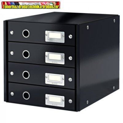 Leitz CLICK&STORE 4-fiókos irattároló 60490095 fekete