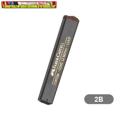FABER-CASTELL 0,7 mm 2B grafithegy 12 szál/tubus (grafitbél)