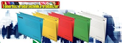 ESSELTE Classic Függőmappa, újrahasznosított karton, A4 kül. színben (25 db/doboz)