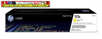 HP W2072A 117A eredeti Lézertoner YELLOW, 0,7k