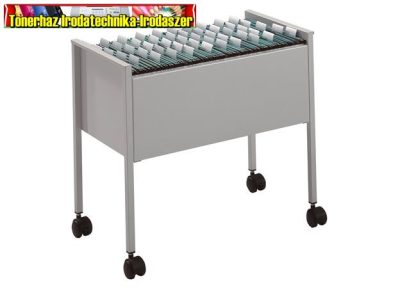 DURABLE Economy 80, szürke Függőmappa-állvány, görgős