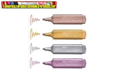 Faber-Castell Szövegkiemelő vágott hegyű gyöngyház színben (metallic) (1546)