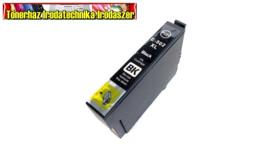 EPSON utángyártott T02W1 (502XL) TINTAPATRON BLACK 13ML ECO