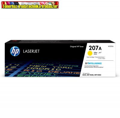 HP W2212A yellow eredeti toner 207A 1,25k