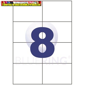 Etikett 105x74mm 8címke/lap 100lap/dob (öntapadós címke)