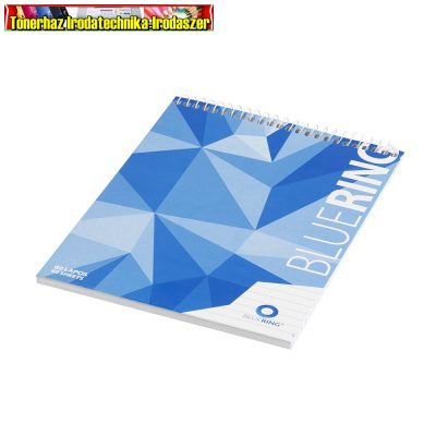 Jegyzettömb A5 60 lap spirálozott vonalas BLUERING