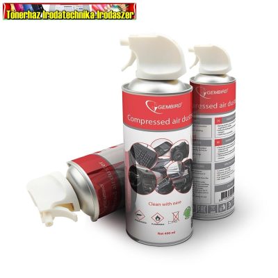 GEMBIRD SŰRITETT LEVEGŐ 400 ML (CK-CAD-FL400-01) (porpisztoly)