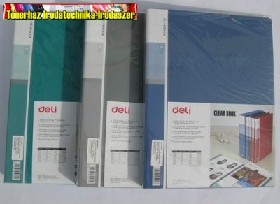 DELI A/4 40 lapos Iratvédő mappa 5004 kül. színben