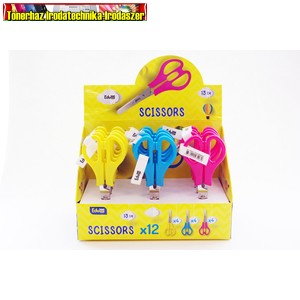 Olló iskolai EDUCA, választható színben, 13 cm-es