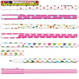 Golyóstoll Centrum Fancy színes mintás 0,7 mm kék írásszín kupakos