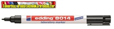 EDDING 8014 Laboratóriumi marker, 1 mm, kúpos, fekete