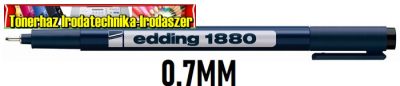 Tusfilc, 0,7 mm, EDDING 1880, fekete