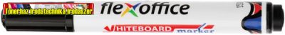 FLEXOFFICE WB03 Táblamarker, 2,5 mm ,kúpos, fekete