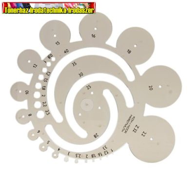 Radius sablon, műanyag, KOH-I-NOOR Z32