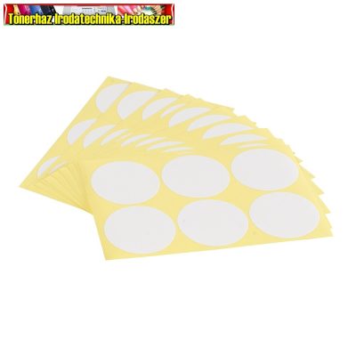 Körcímke 40mm fehér 60 db /csom BLUERING