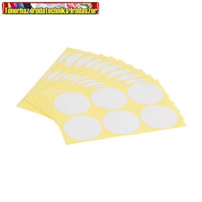 Körcímke 50mm fehér 60 db /csomag BLUERING