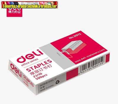 Deli tűzőkapocs 23/10 (500 db/dob)