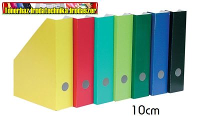 Mikrohullámú Iratpapucs karton összehajtható A/4 10 cm gerinccel különböző színekben