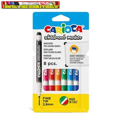 CARIOCA TÁBLAÍRÓ FILC 8 DARABOS (2,8 MM) 42920 (whiteboard marker)