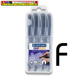 Centropen 2636 F 0,6mm alkoholos filctoll készlet (4db-os) (permanent)
