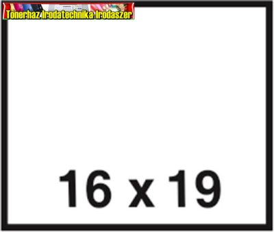 Árazószalag, 16x19 mm, fehér