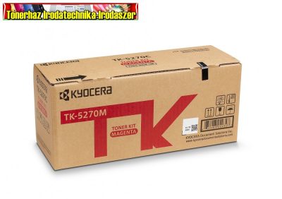 KYOCERA TK-5270 EREDETI TONER MAGENTA 6.000 OLDAL KAPACITÁS (TK5270)