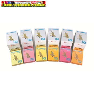 IQ Másolópapír, színes, A4, 80g. 500ív/csomag, pasztell 