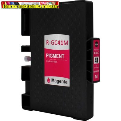-KIÁRUSÍTÁS- RICOH utángyártott Type GC41M 405763 Gélpatron MAGENTA 32ml